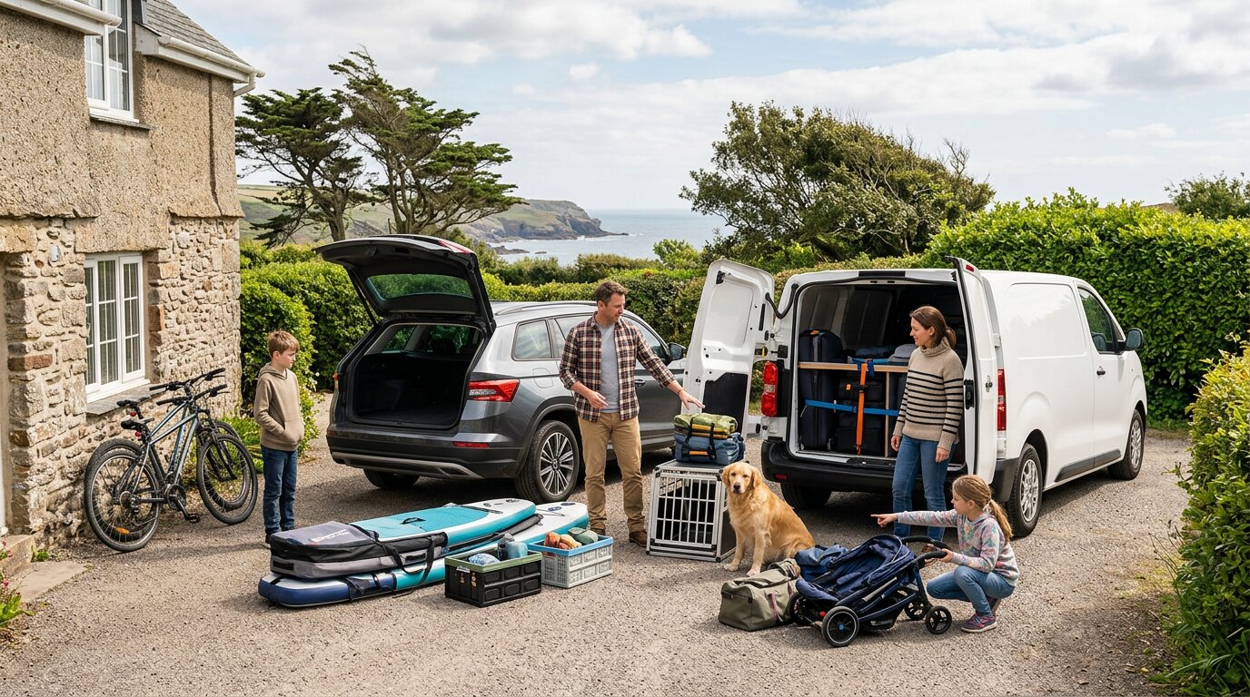 A South-West Break with Bulky Gear: Car or Van, and Where to Start?